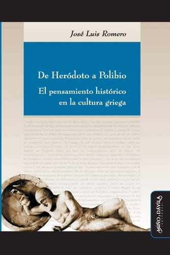 Libro: De Heródoto A Polibio. Romero, José Luis. Ibd Podipri