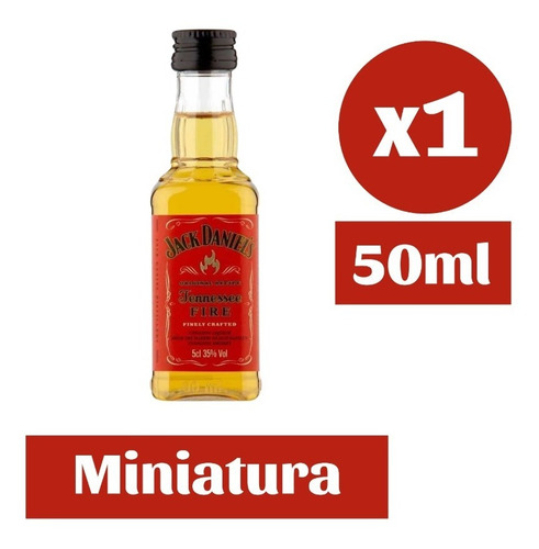 Imagen 5 de 6 de Mix 4x Miniatura Jack Daniels 50cc Coleccionable