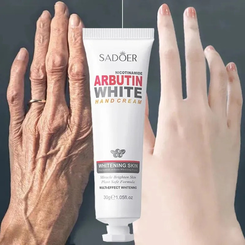 Crema De Manos Blanqueadora Con Niacinamida, Arbutina Y Arru
