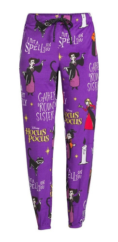 Pantalones Para Dormir De Mujer Disney Hocus Pocus Talla M