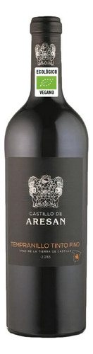 Vinho Espanhol Aresan Tempranillo Orgânico 750 Ml