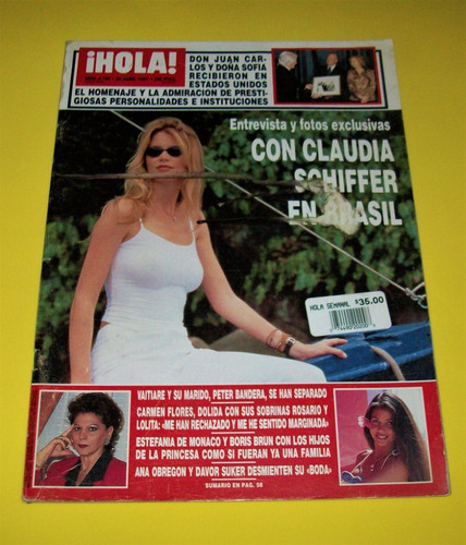 Claudia Schiffer Revista Hola España Abril 1997