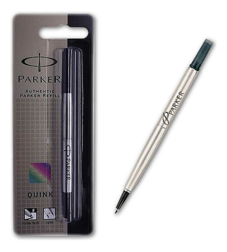 Repuesto Parker - Roller Ball Punta Fina Tinta Negra X Und