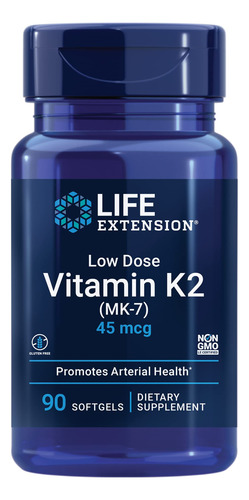 Life Extension Vitamina K2 Baja Dosis 90 Cápsulas