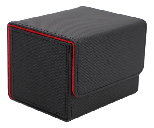 Caja De Cubierta De Tarjetas De Cuero Sintético Con Tapa