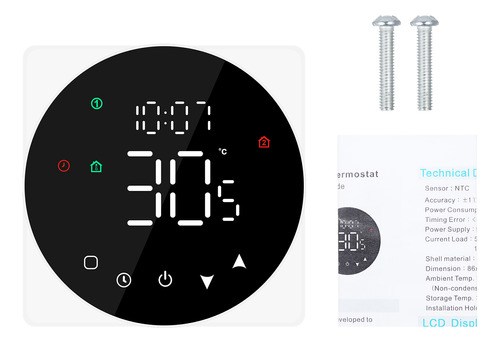 Control De Termostato Lcd Tuya Temperature Wifi Display Smar