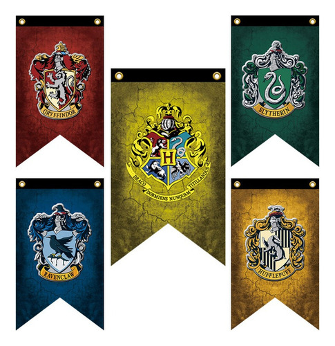 Banderín De Pared Para Decoración De Fiesta De Harry Potter,