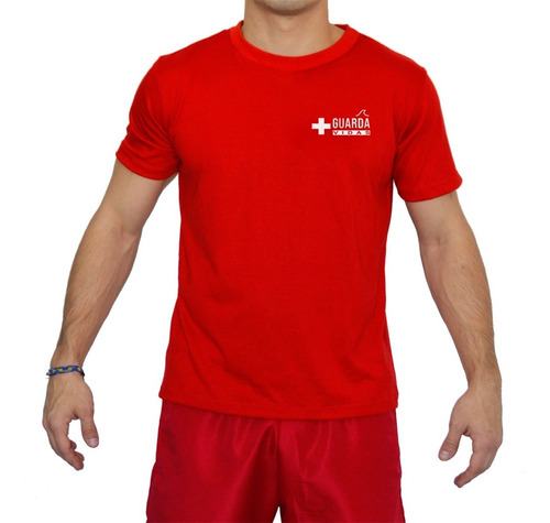 Remera Guardavidas Aquastore Roja Ropa Trabajo Unisex