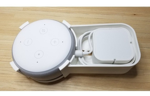 Imagem 4 de 8 de Suporte All-in-one Stand De Tomada Amazon Alexa Echo Dot 3