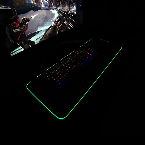 Mouse Pad Gamer Rgb Gms-x5 Retro Iluminada 40x90cm Regalo