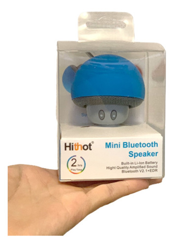 Mini Parlante Bluetooth Honguito Recargable + Otro Parlante