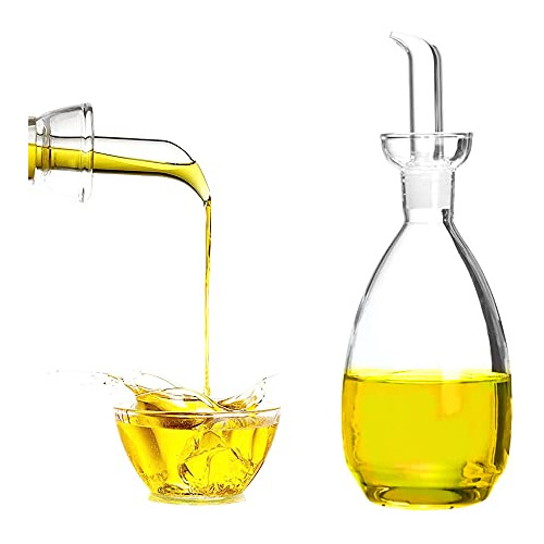 Glass Oil Bottle With Spout, Olive Oil Dispenser Vinega...