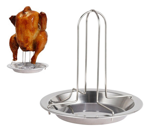 Estante Vertical De Acero Inoxidable Compatible Con Asador