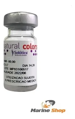 Lente De Contato - Natural Colors Anual - Com Contorno | MercadoLivre