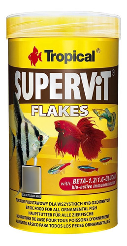 Tropical Supervit Flakes 50gr Comida Hojuelas Peces Acuario