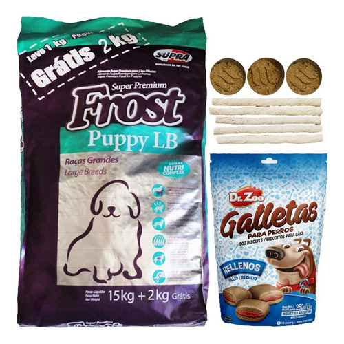 Alimento Perro Frost Cachorro Lb Large Breed 15 Kg + Regalo