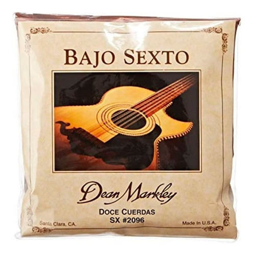 Set Cuerdas Para Bajo Sexto Dean Markley 12 Cuerdas