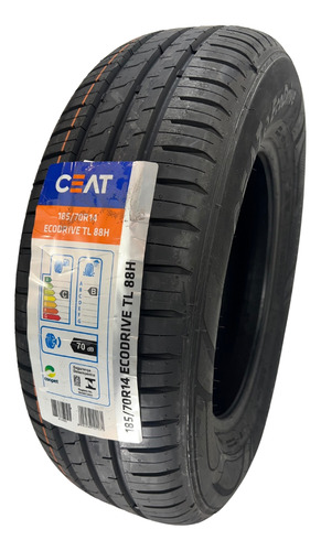 Kit 04 Pneus 185/70r14 88h Ceat Ecodrive Hb20 Argo Onix Polo