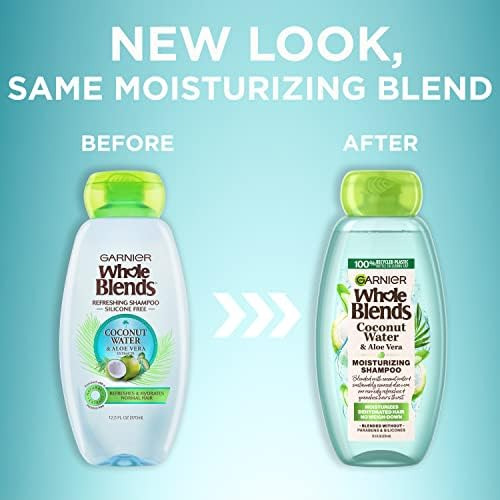 Shampoo De Água De Coco Refrescante Garnier Whole Blends E 1