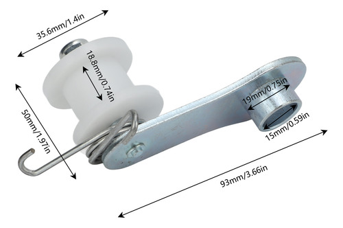 Tensor De Cadena Para Minibicicleta, Resistente, Enrollable,