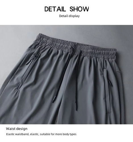 Pantalones Cortos Deportivos Casuales Para Hombre, Cintura A