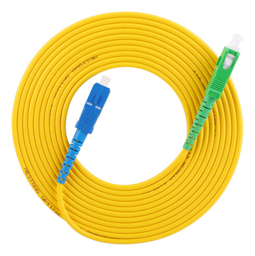 Fiber Jumper, 5 M, Fibra Óptica Monomodo Sc Apcupc, 2 Unidad