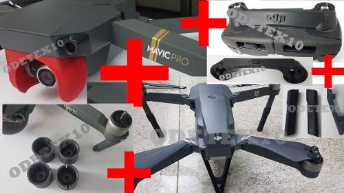 Imagem 1 de 1 de Mavic Pro Protetor Gimbal+ Trem Pouso+ Trava Controle+ Motor