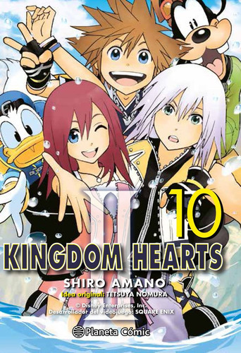 Kingdom Hearts Ii Nãâº 10/10, De Amano, Shiro. Editorial Planeta Cómic, Tapa Blanda En Español