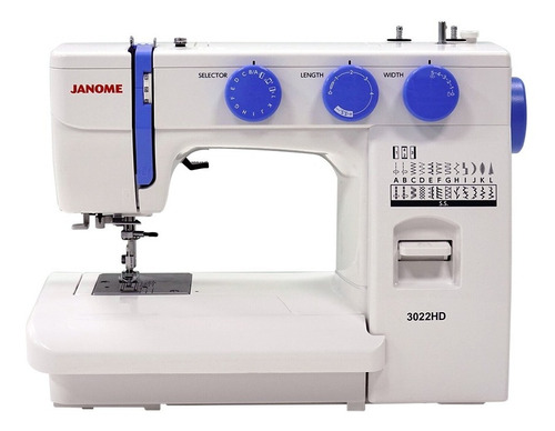 Máquina De Coser Doméstica Janome 3022hd Color Blanco