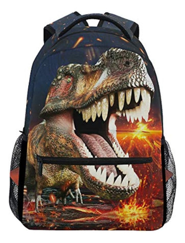 Zoeo Boys Mochilas De Dinosaurio 3d T-rex 3 ° 4 ° 5 ° Grado 