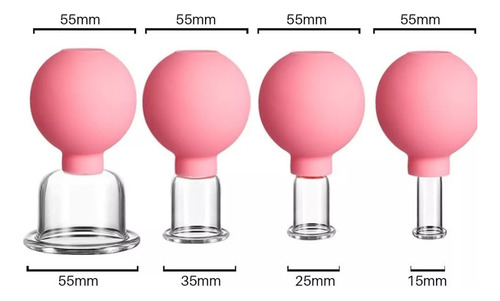 Ventosa China X4 Silicona Facial Corporal Celulitis Procrazy