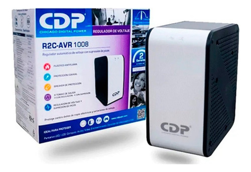 Regulador De Voltaje Cdp Rc2-avr1008 500w Circuit Shop