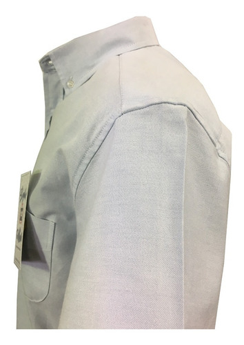 Imagen 3 de 4 de Camisa Azul Cielo Manga Corta Casual Hombre