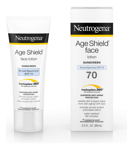 Neutrogena Age Shield Loción Facial Protector Solar De Amp.