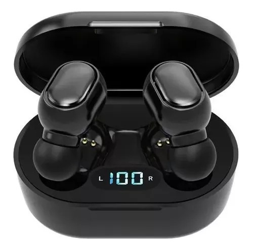 Auriculares Inalámbricos E6s Bluetooth In-ear Color Negro