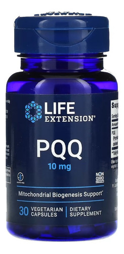 Life Extension, Pirroloquinolina Quinona Cápsulas Pqq, 10 Mg, 30 Cápsulas Sin sabor