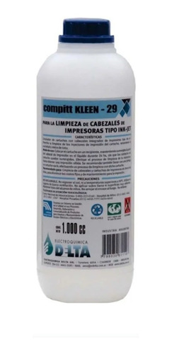 Compitt Kleen 29 Limpieza Cabezales Impresora Ink Jet 1l