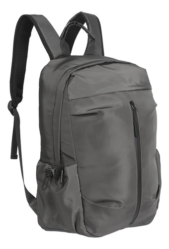 Backpack Porta Laptop Elegante Con Bolsa Frontal Correa Y  Asa Reforzada