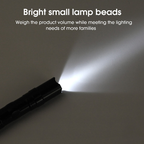 Linterna Impermeable Con Zoom Led Brillante De 5 Modos Para