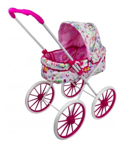 Imagen 2 de 3 de Espectacular Cochecito De Muñeca 75cm Coche Cama Bebe Bebote