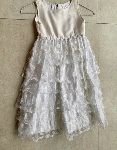 Vestido De Niña 6 7 Años Hecho Por Modista Comunión Divino