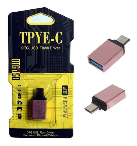 Adaptador Otg Usb-c A Usb Con Entrada Usb-c Salida Usb Cba