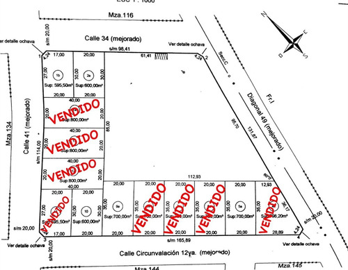 Imagen 12 de 12 de Ultimos!!! Lotes 700m² Veronica T-766