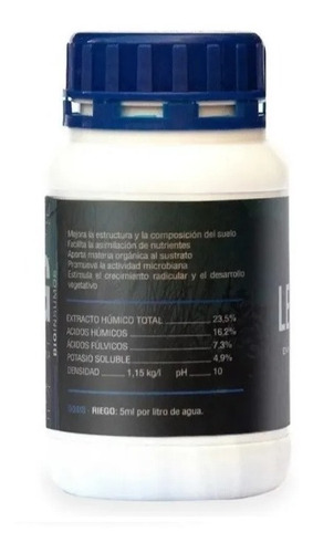 Leonardita Skog Ácido Húmico Y Fúlvico 200ml Enmienda Suelo