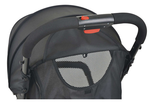 Carrinho De Bebê Passeio Até 15kg Preto/prata Zap- Burigotto