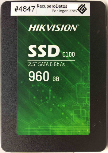 Hikvision Hs-ssd-c100 960gb Sata - 06073 Recuperodatos