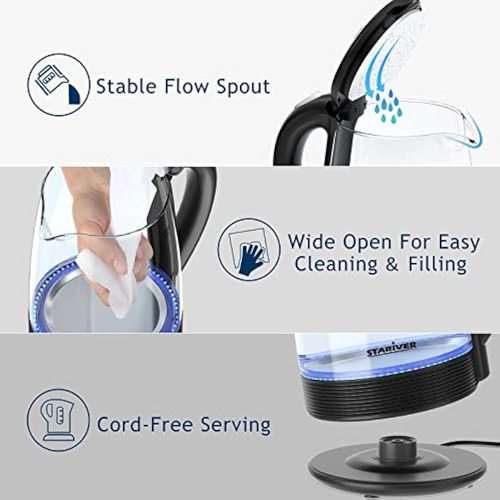 Stariver Hervidor Eléctrico, Hervidor De Té