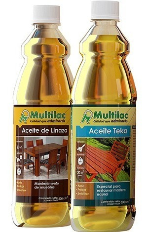 Aceite De Teca Para Madera Multilac 800 Cm3