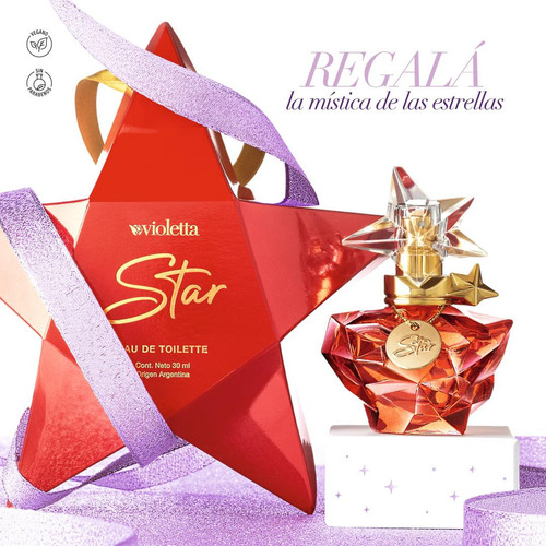 Eau De Toilette Star De Violeta Cosmeticos Estrella Roja