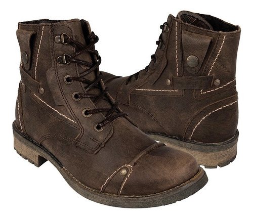 Botas Caribu 229 Piel Cafe 